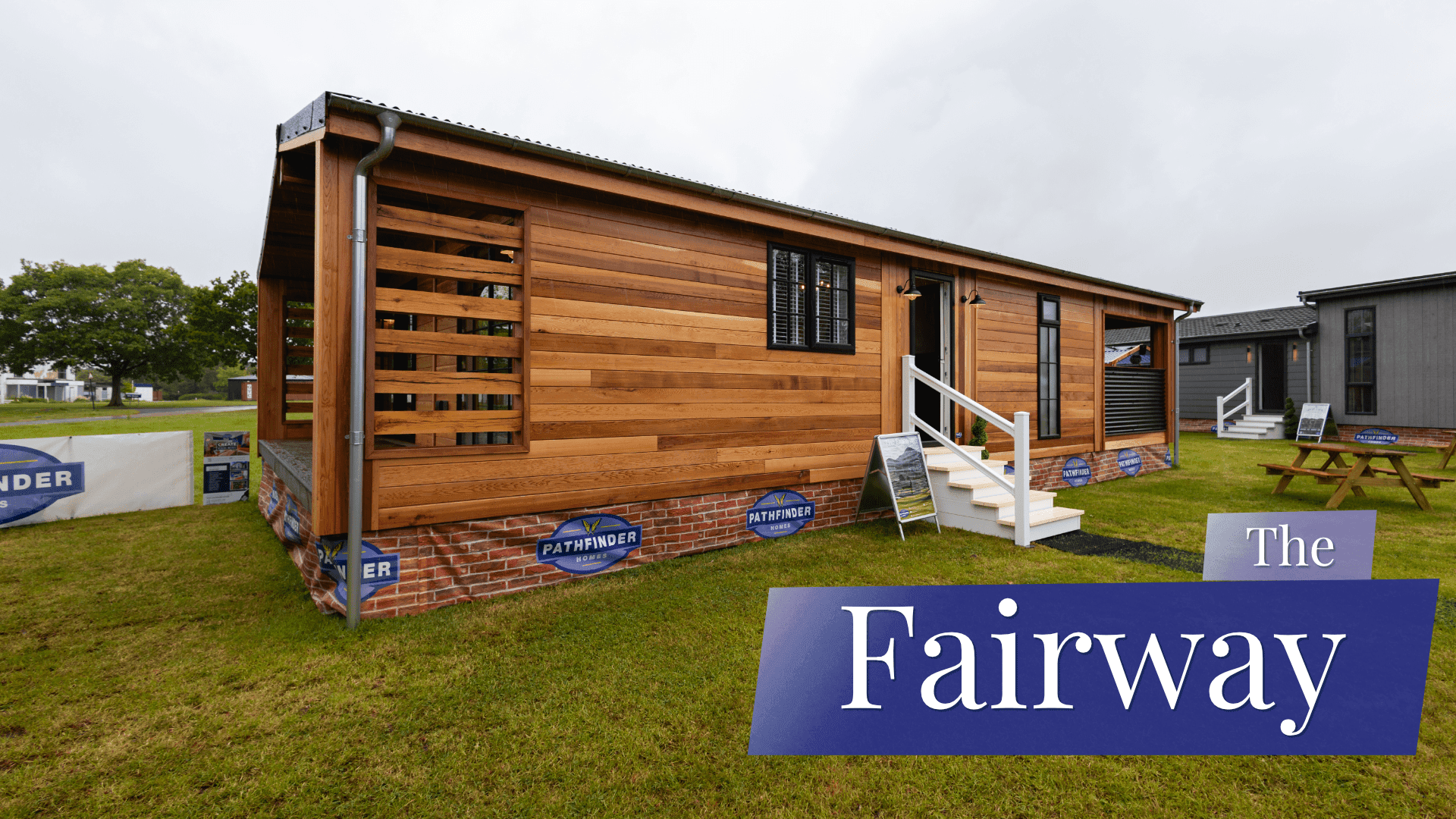 Video showing one of pathfinder homes lodges called The Fairway
